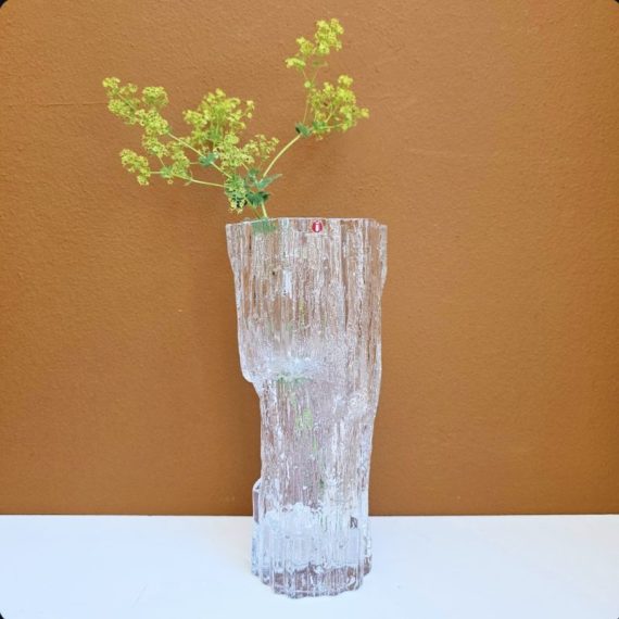Vintage grote Iittala Avena Vaas by Tapio Wikkala - H24cm Ø11cm - gaaf - sold